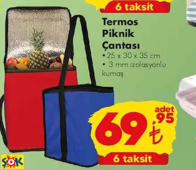 TERMOS PİKNİK ÇANTASI TERMOS PİKNİK ÇANTASI